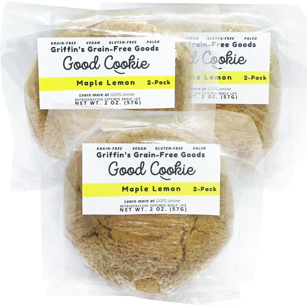 Maple Lemon Cookies-3 Packages (6 Cookies)
