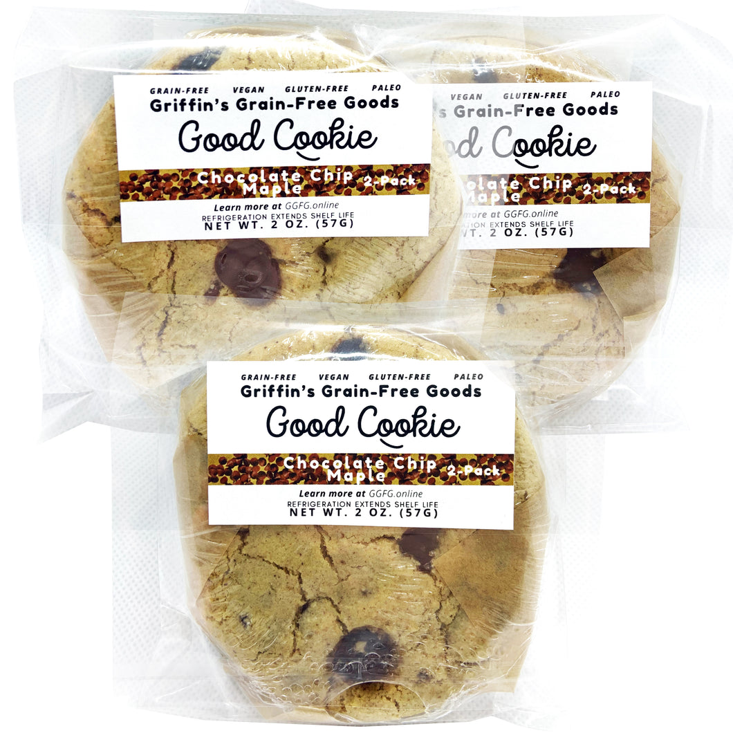 Chocolate Chip Maple-3 Packages (6 Cookies)
